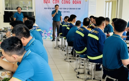 CHI NHÁNH SKYPEC KHU VỰC MIỀN BẮC  LAN TỎA TINH THẦN ĐOÀN KẾT QUA “BỮA CƠM CÔNG ĐOÀN”